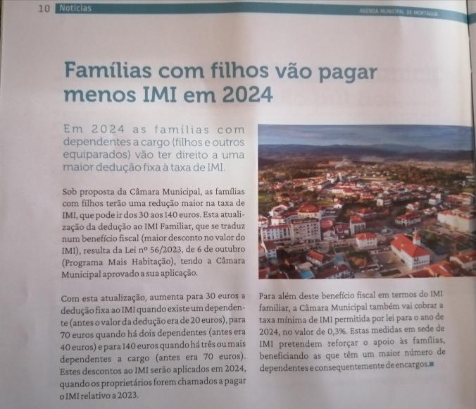 Fam&iacute;lias com filhos v&atilde;o pagar menos IMI em 2024